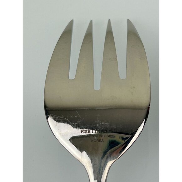 Pier 1 Imports Stainless Steel 18/8 Korea Serving Spoon & Fork Large - Picture 11 of 14